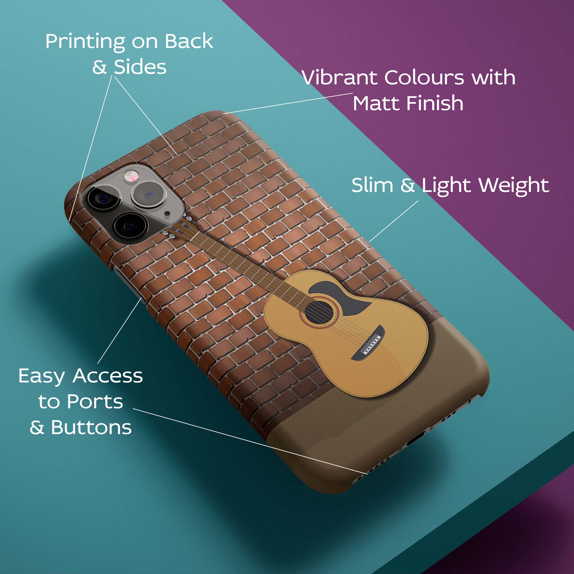 The Acoustic Back Cover for HardPlasticH0175Hard Plastic