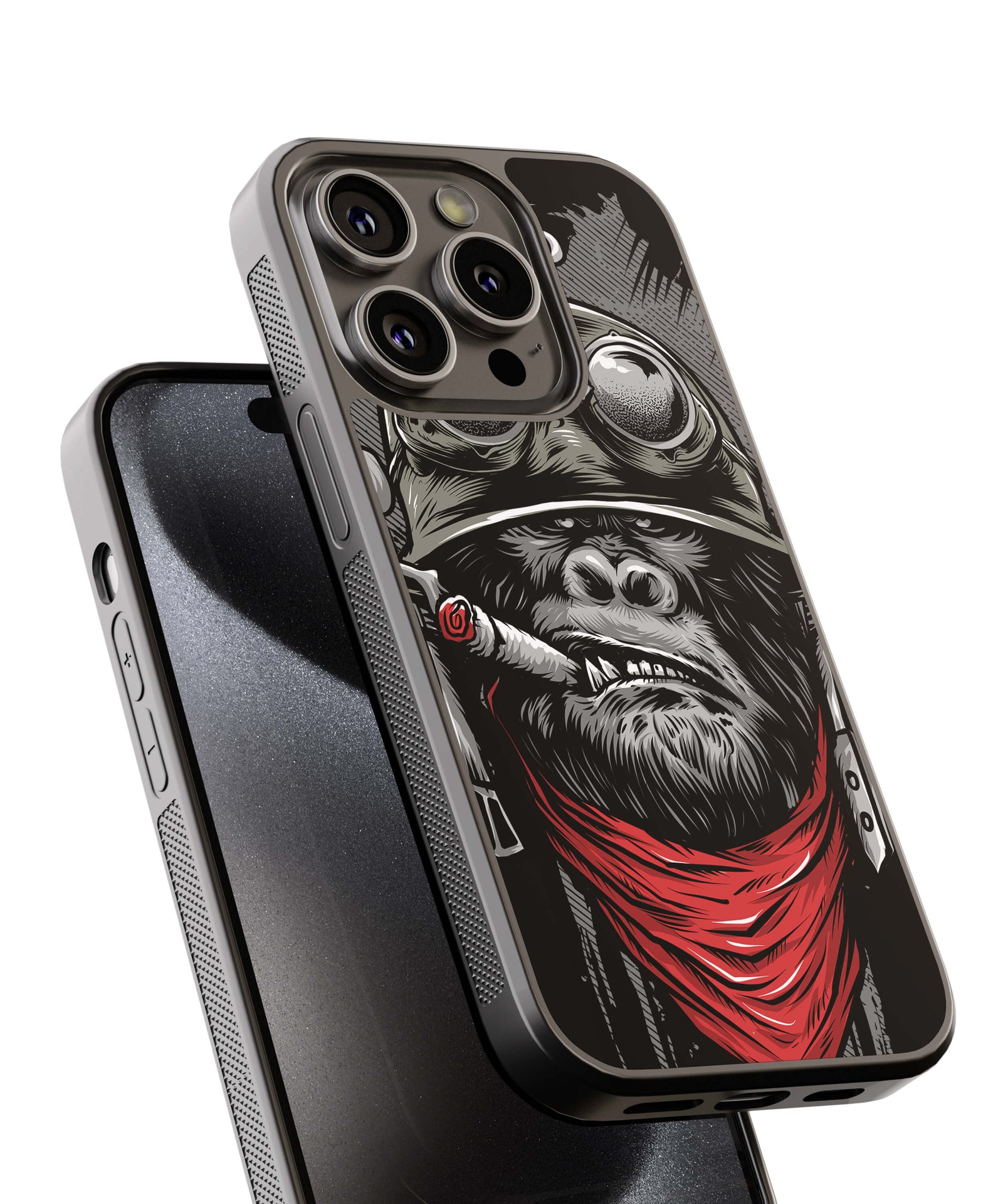 The Angry Ape Back Cover for 2D Hybrid TPU And Metal CaseA0001Hybrid Metal TPU