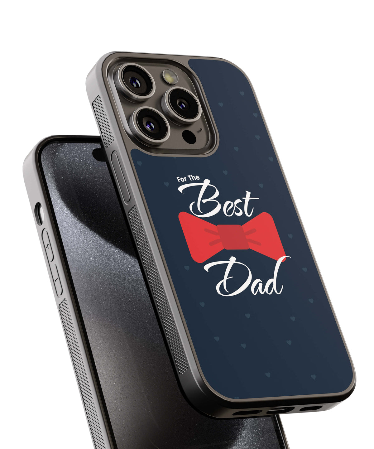 The Best Dad Back Cover for 2D Hybrid TPU And Metal CaseG0034Hybrid Metal TPU