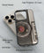 Vintage Camera Back Cover for 2D Hybrid TPU And Metal CaseG0004Hybrid Metal TPU