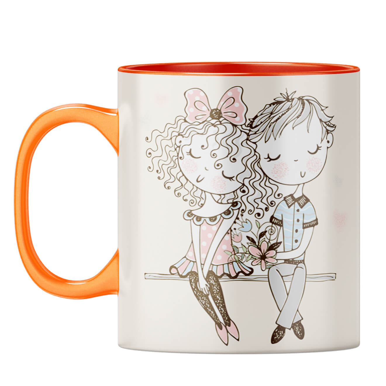 Be Mine Only Coffee Mug Orange