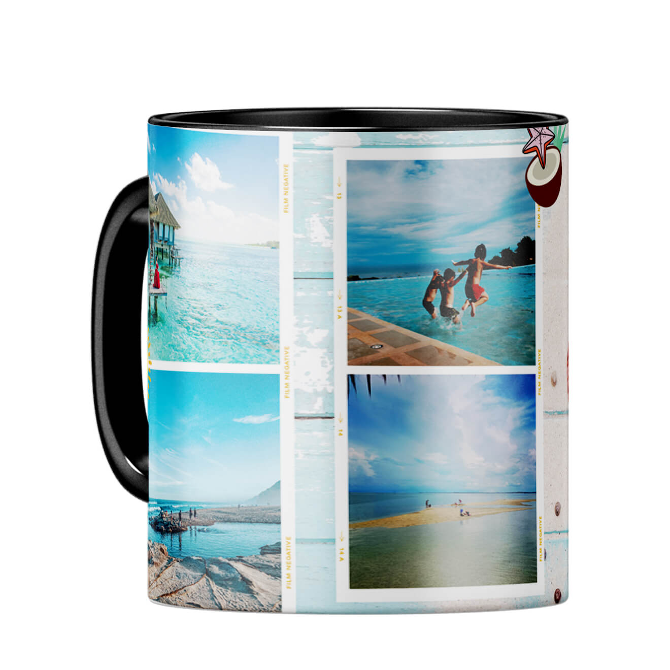 Beach Moments Coffee Mug Black