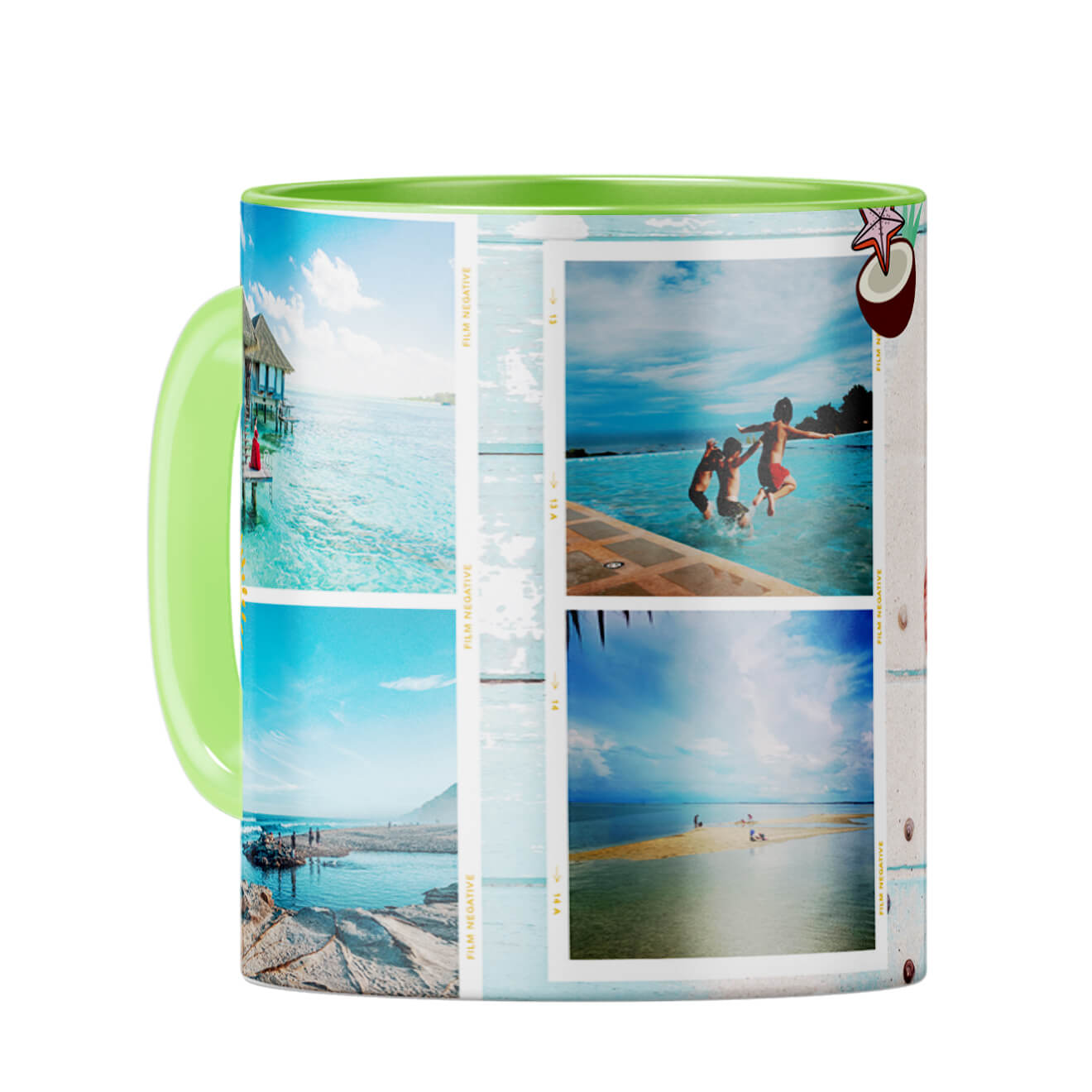 Beach Moments Coffee Mug Light Green