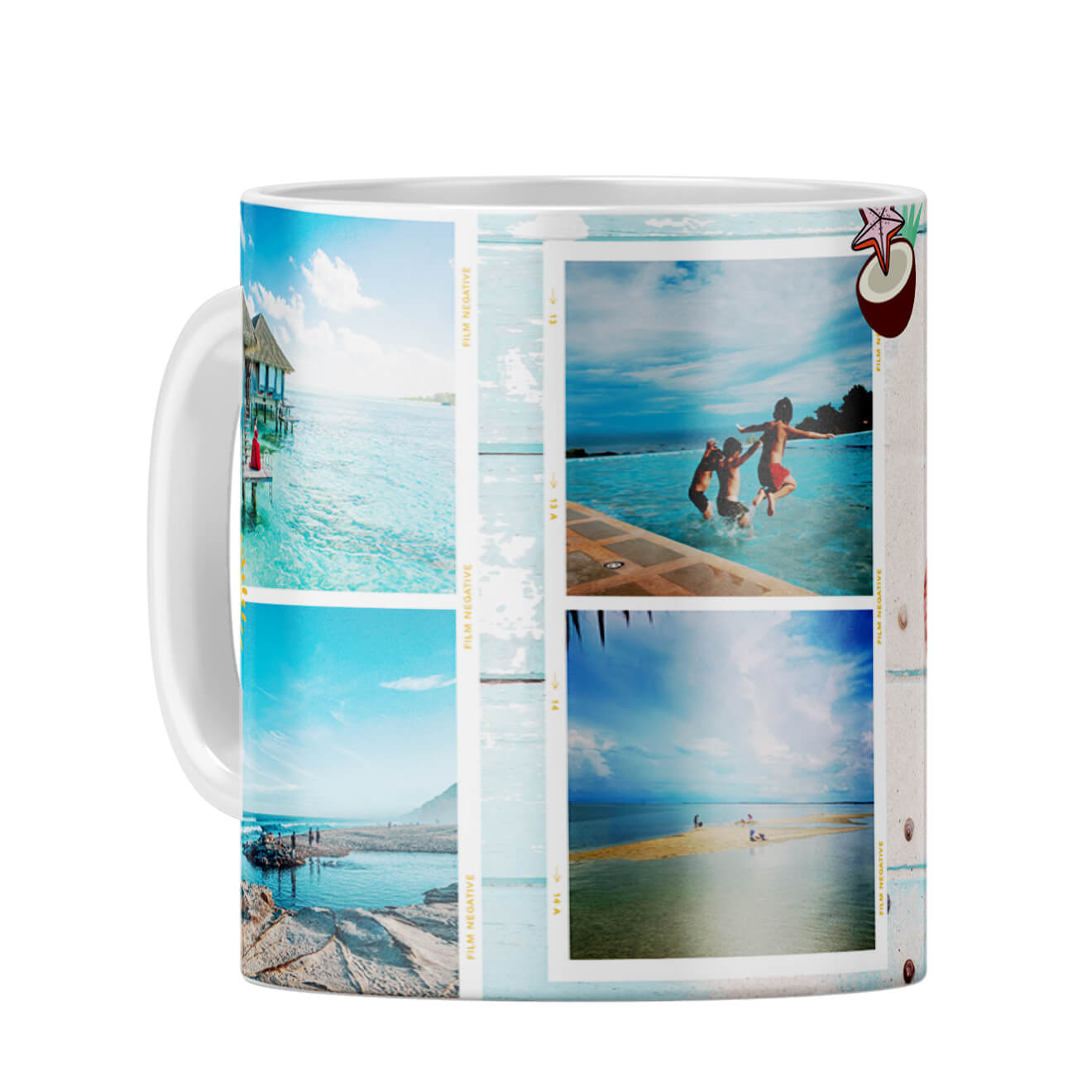 Beach Moments Coffee Mug White