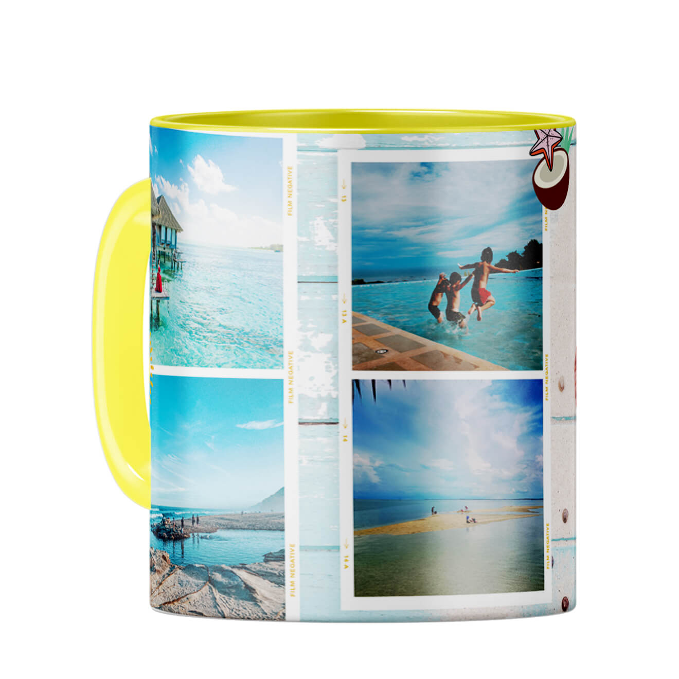 Beach Moments Coffee Mug Yellow