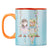 Best Friends Forever Coffee Mug Orange