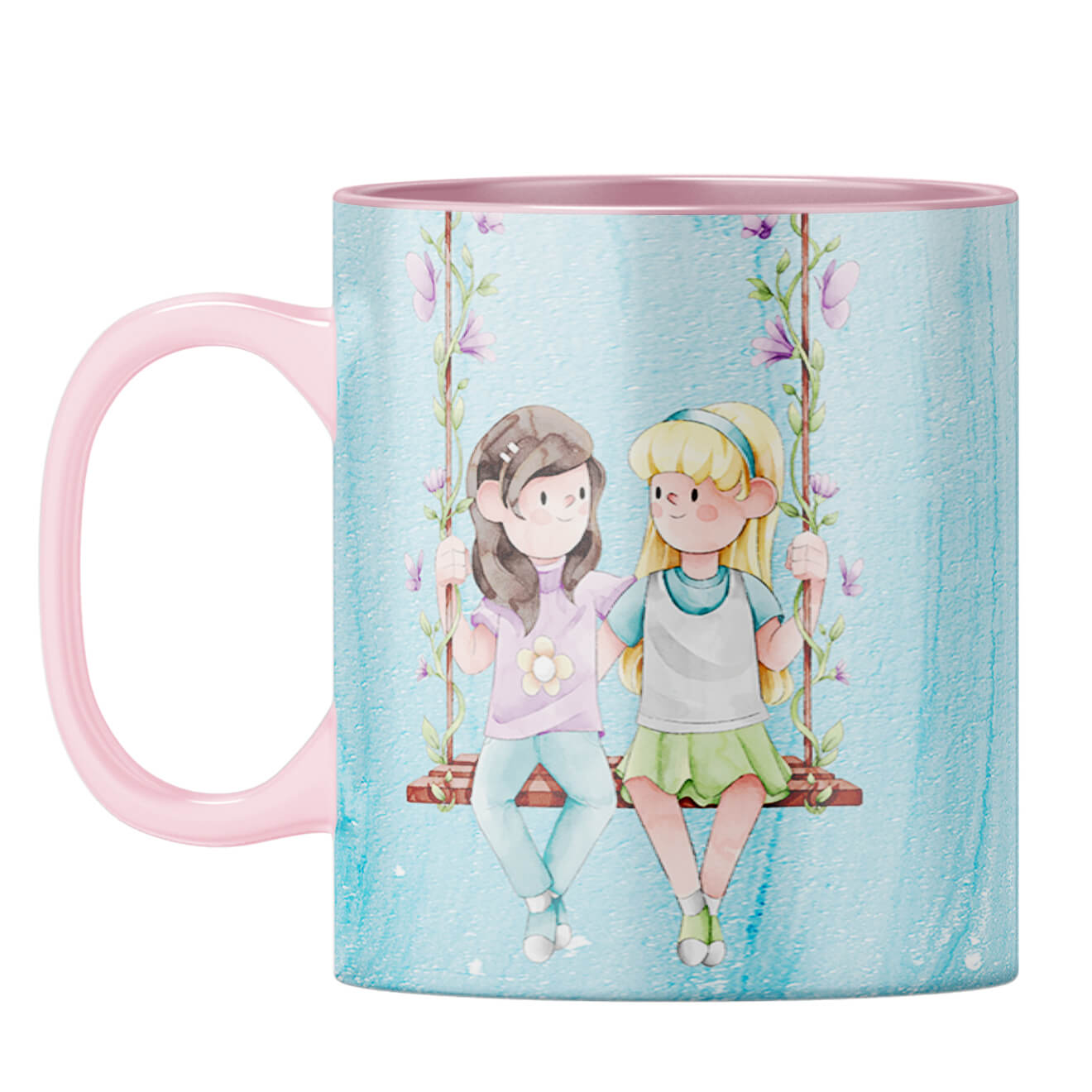 Best Friends Forever Coffee Mug Pink