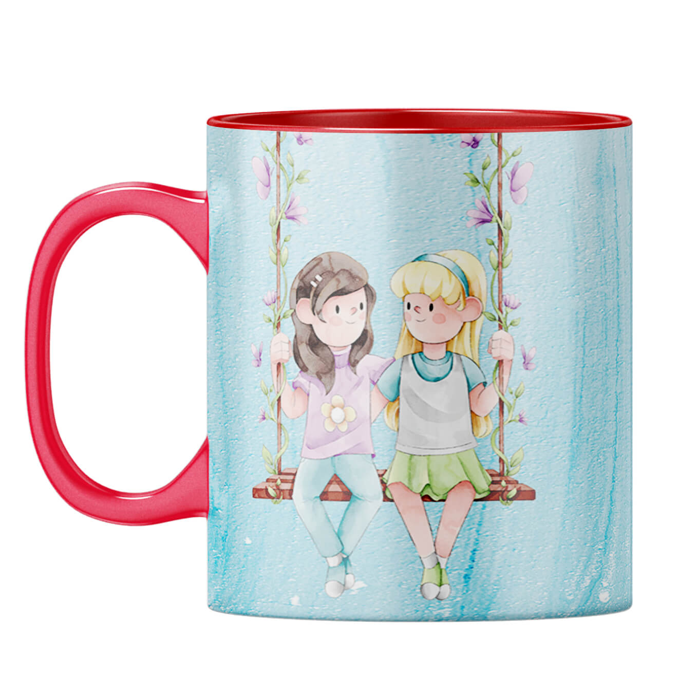 Best Friends Forever Coffee Mug Red