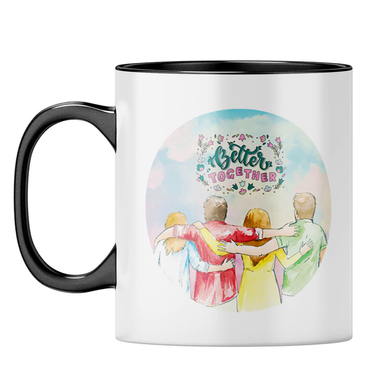 Better Together Coffee Mug Black