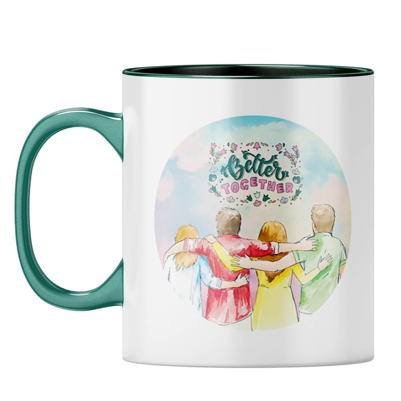 Better Together Coffee Mug Dark Green