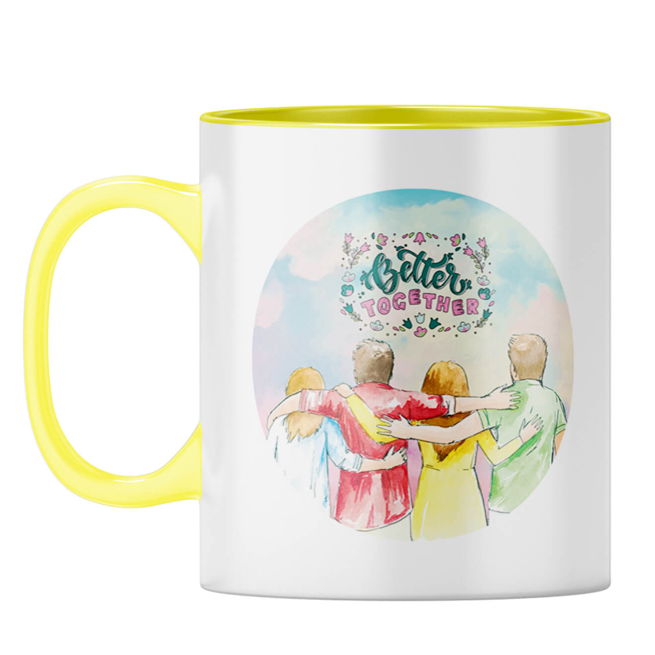 Better Together Coffee Mug Yellow