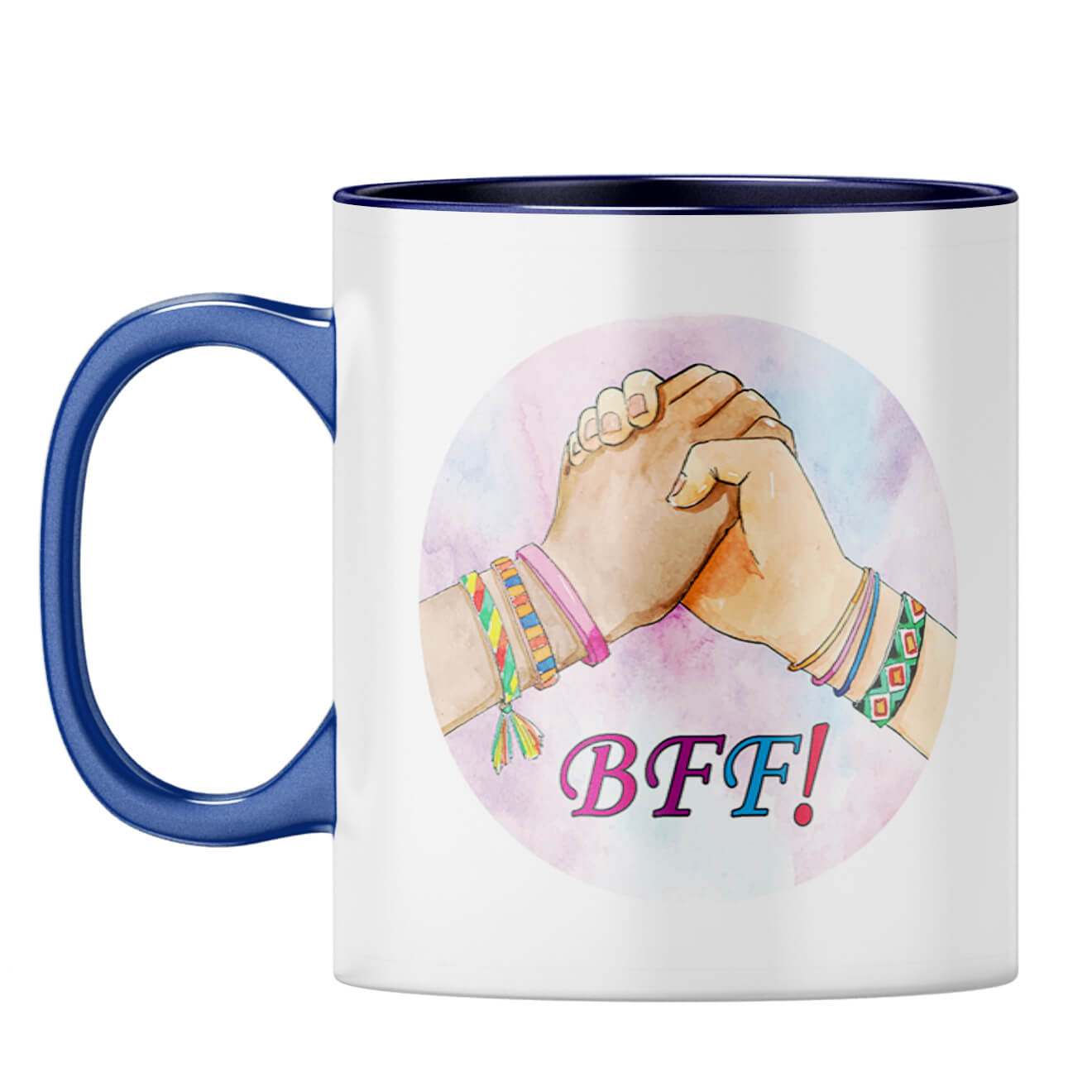 BFF Coffee Mug Dark Blue