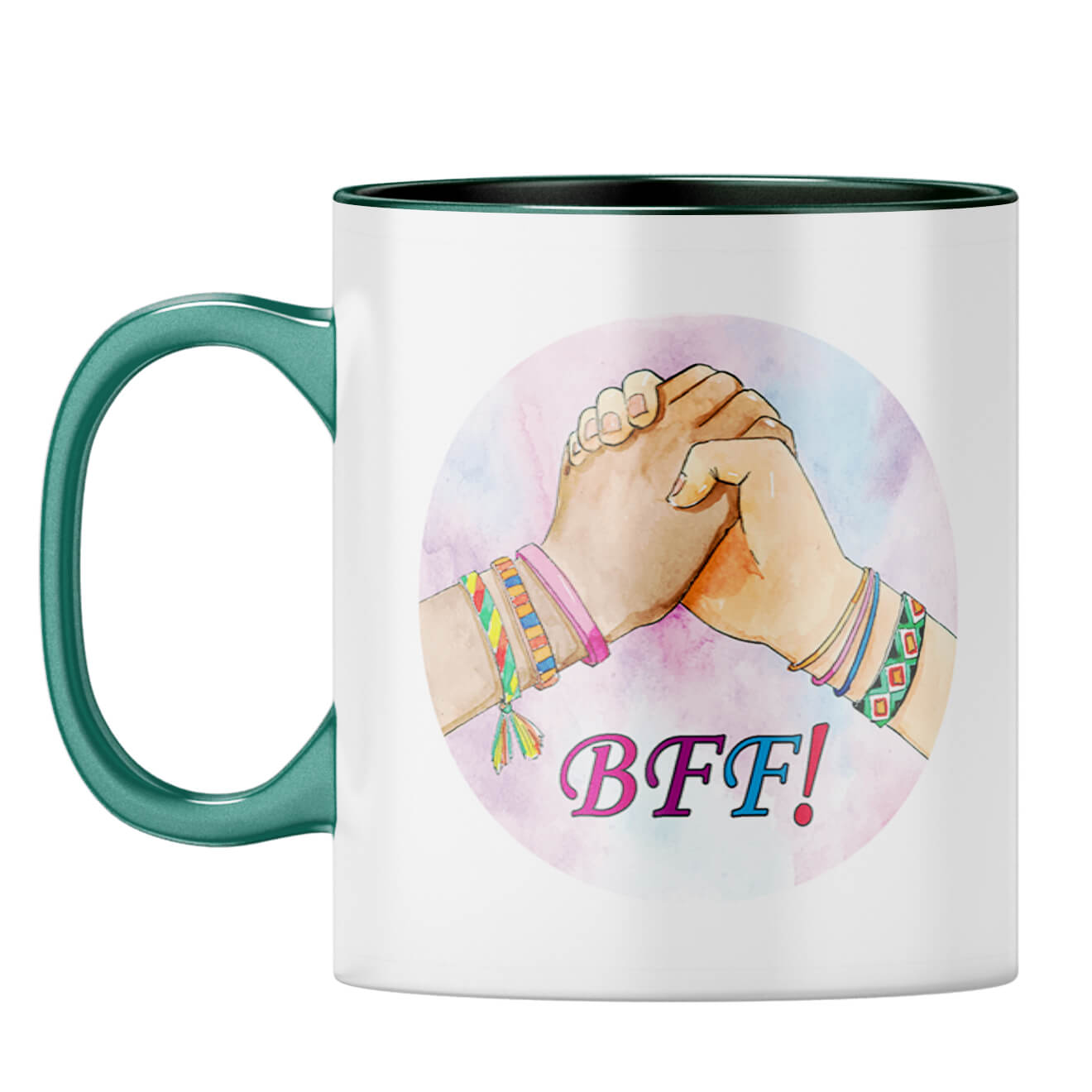 BFF Coffee Mug Dark Green