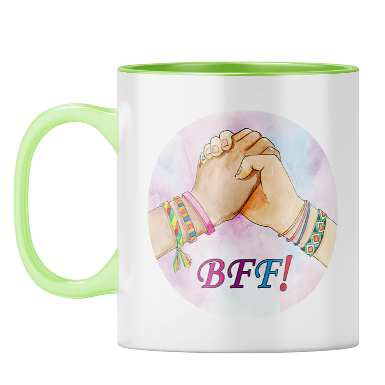 BFF Coffee Mug Light Green