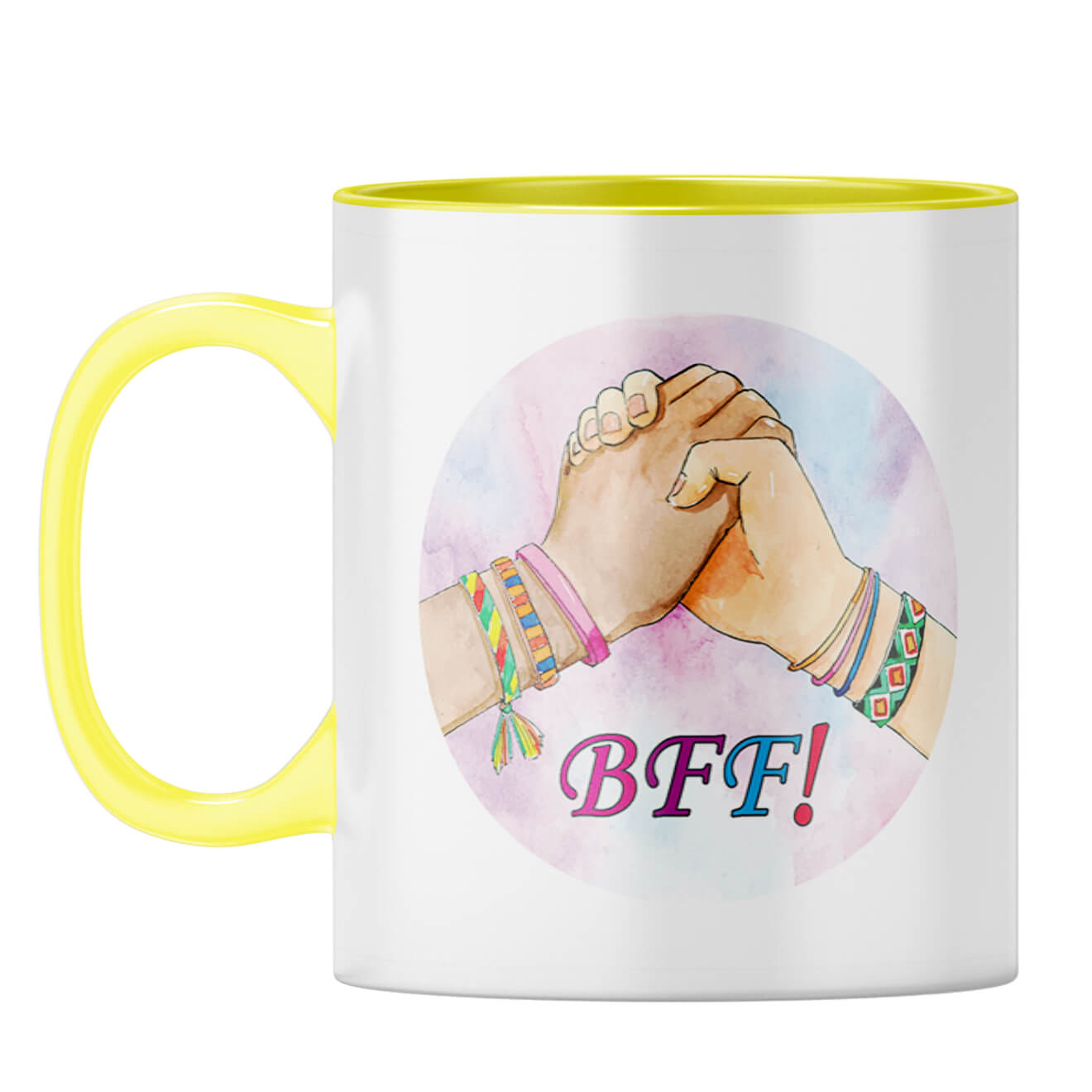 BFF Coffee Mug Yellow