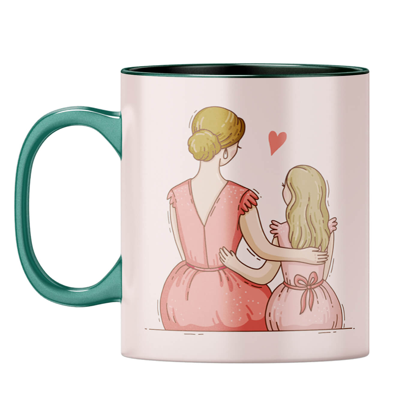 Birthday Gift for Mom Coffee Mug Dark Green