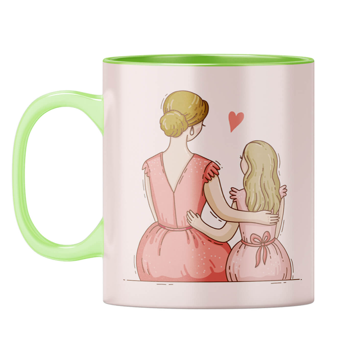 Birthday Gift for Mom Coffee Mug Light Green