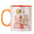 Birthday Gift for Mom Coffee Mug Orange