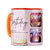 Birthday Photo Collage Coffee Mug Orange