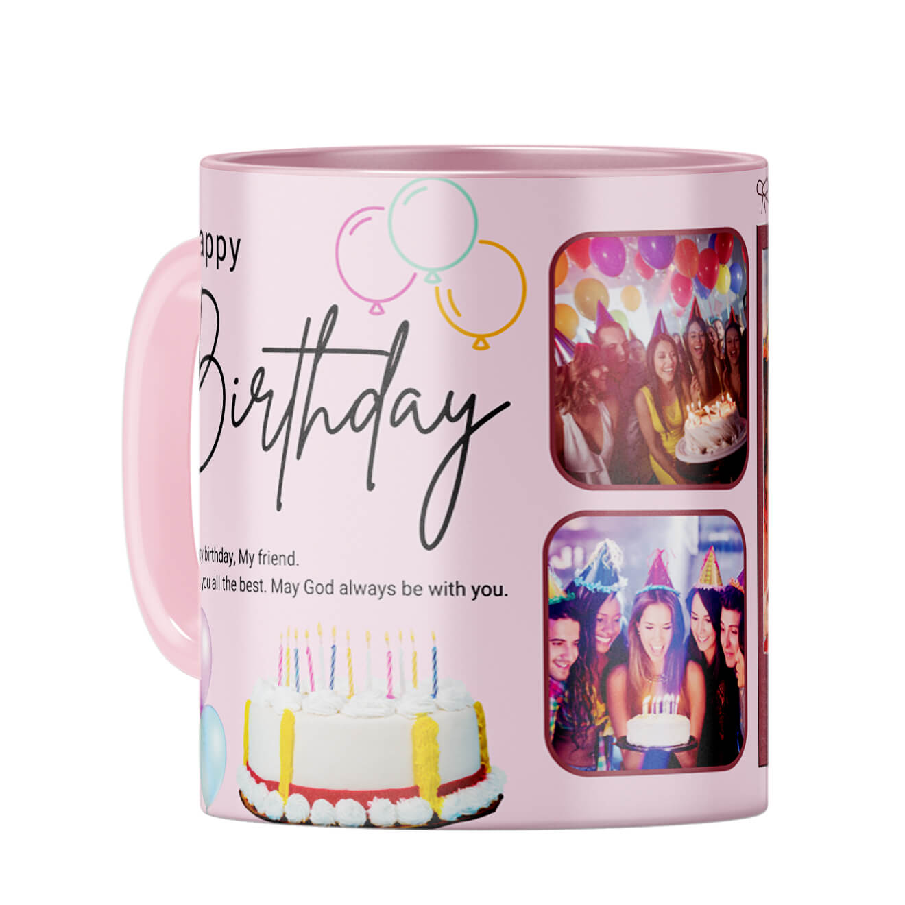 Birthday Photo Collage Coffee Mug