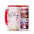 Birthday Photo Collage Coffee Mug Red