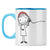 Connected Together Coffee Mug Light Blue
