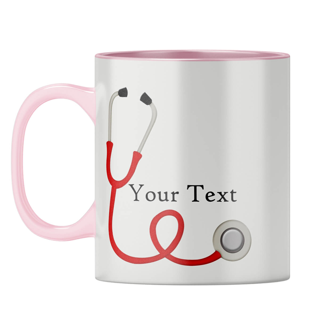 Doctor Photo Gift Coffee Mug Pink