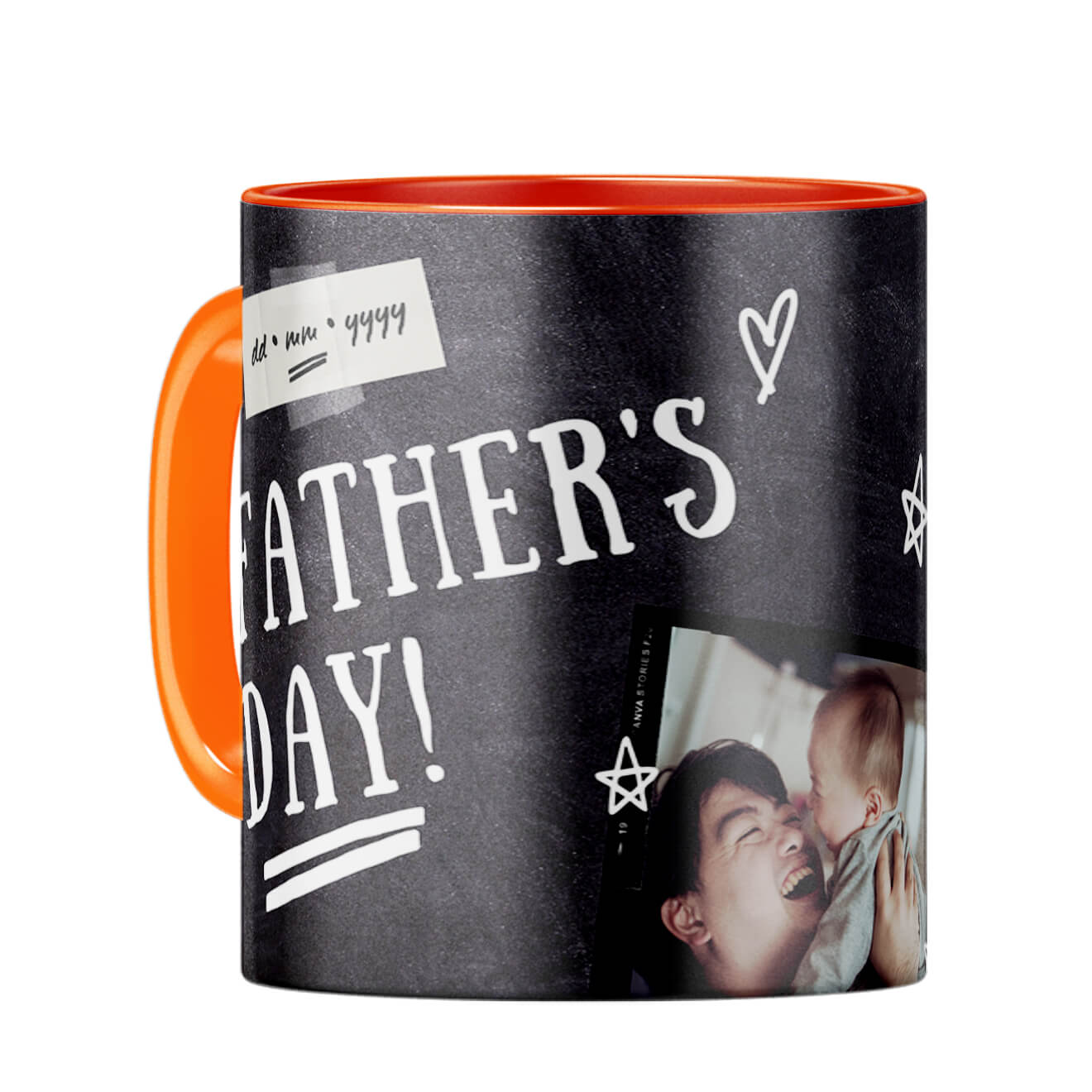 Fathers Day Coffee Mug Orange