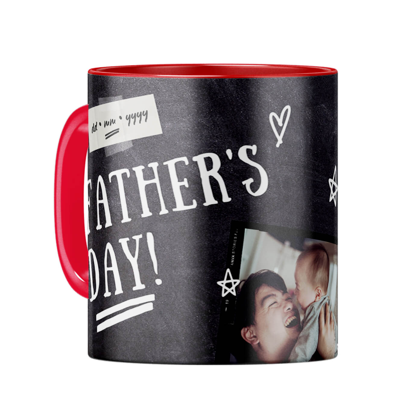 Fathers Day Coffee Mug Red