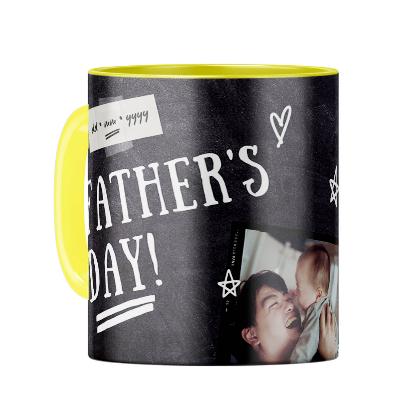 Fathers Day Coffee Mug Yellow