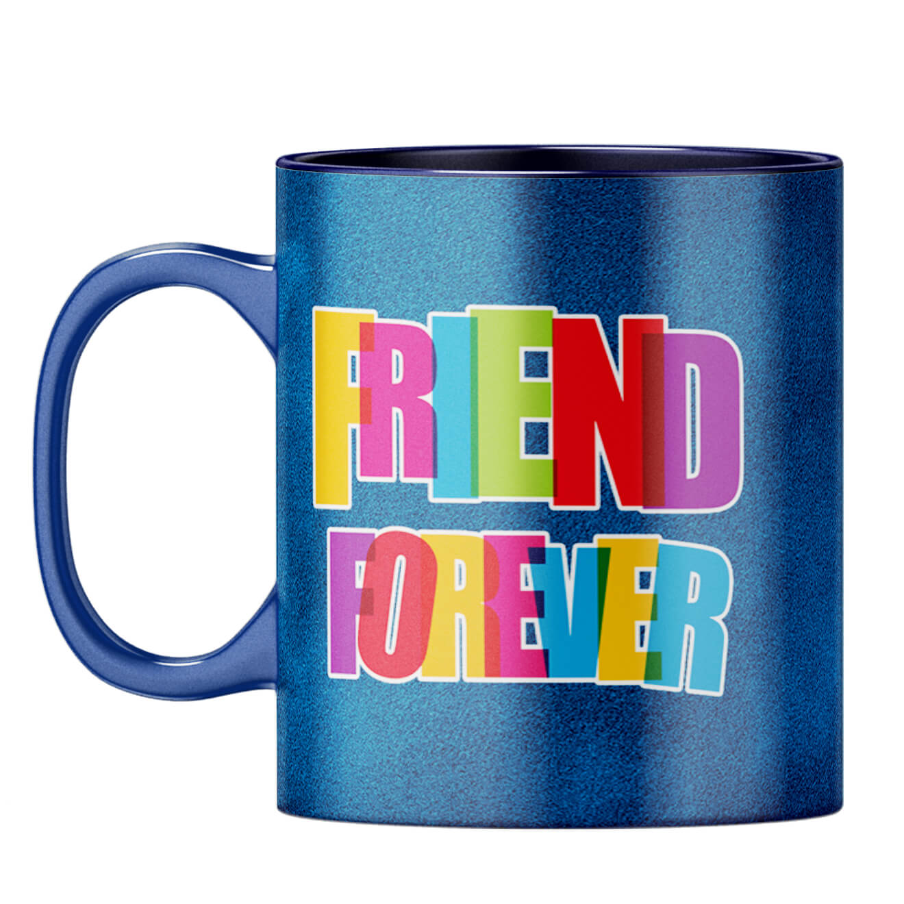 Friend Forever Coffee Mug Dark Blue