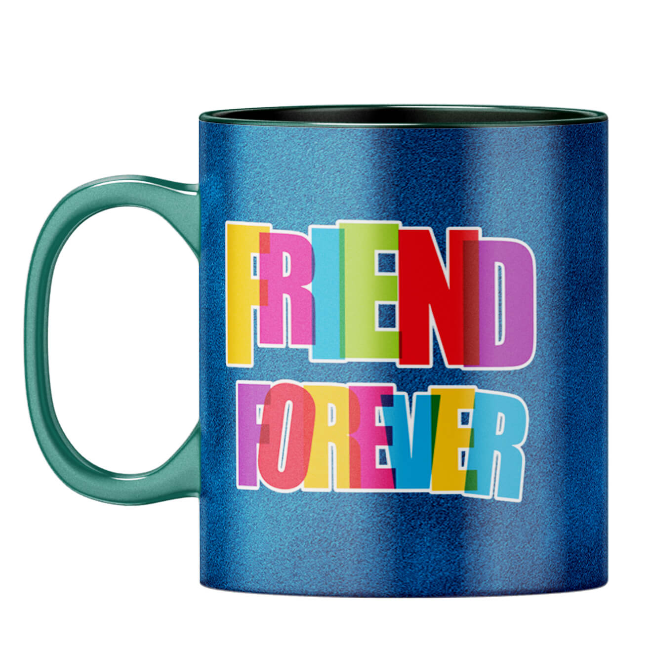 Friend Forever Coffee Mug Dark Green