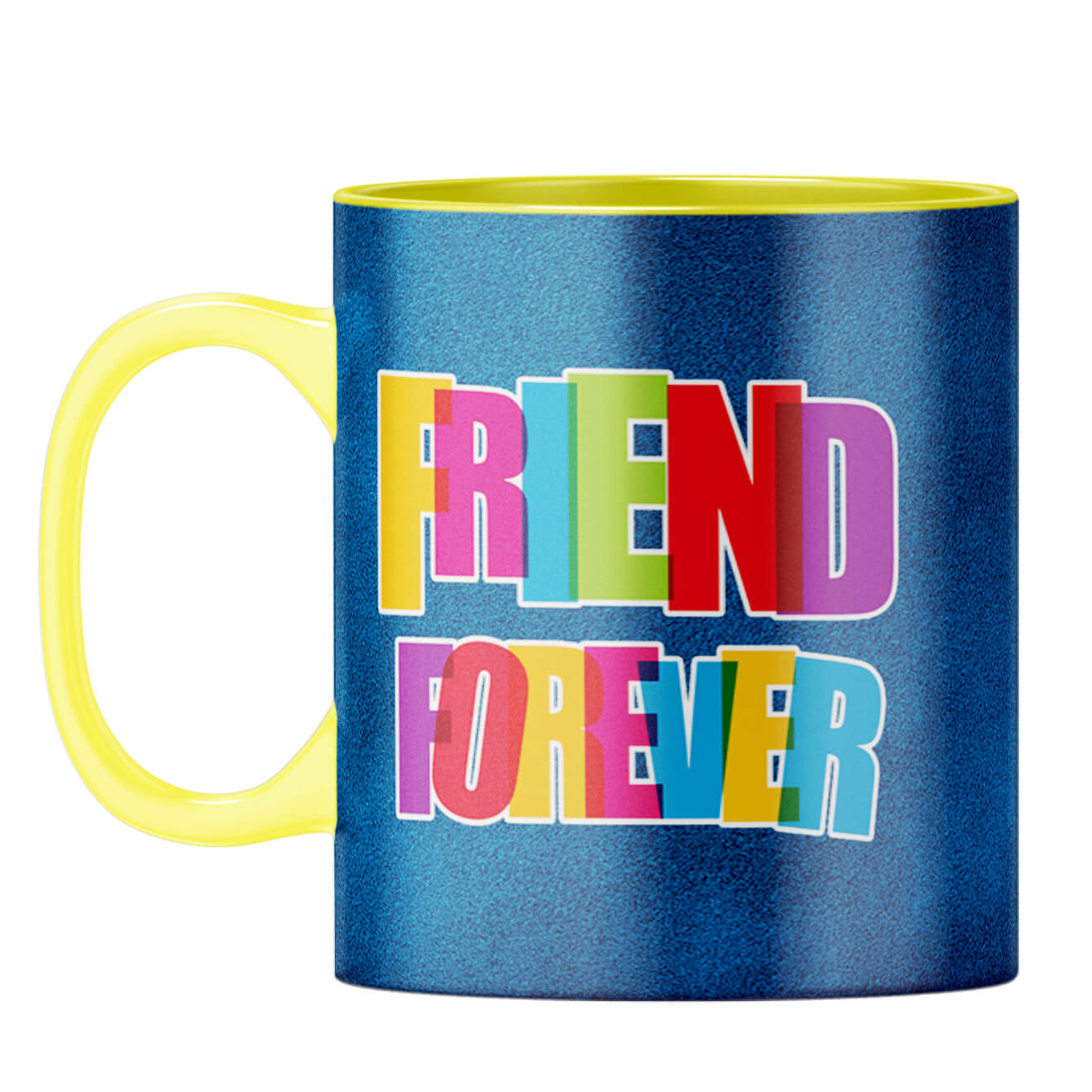 Friend Forever Coffee Mug Yellow