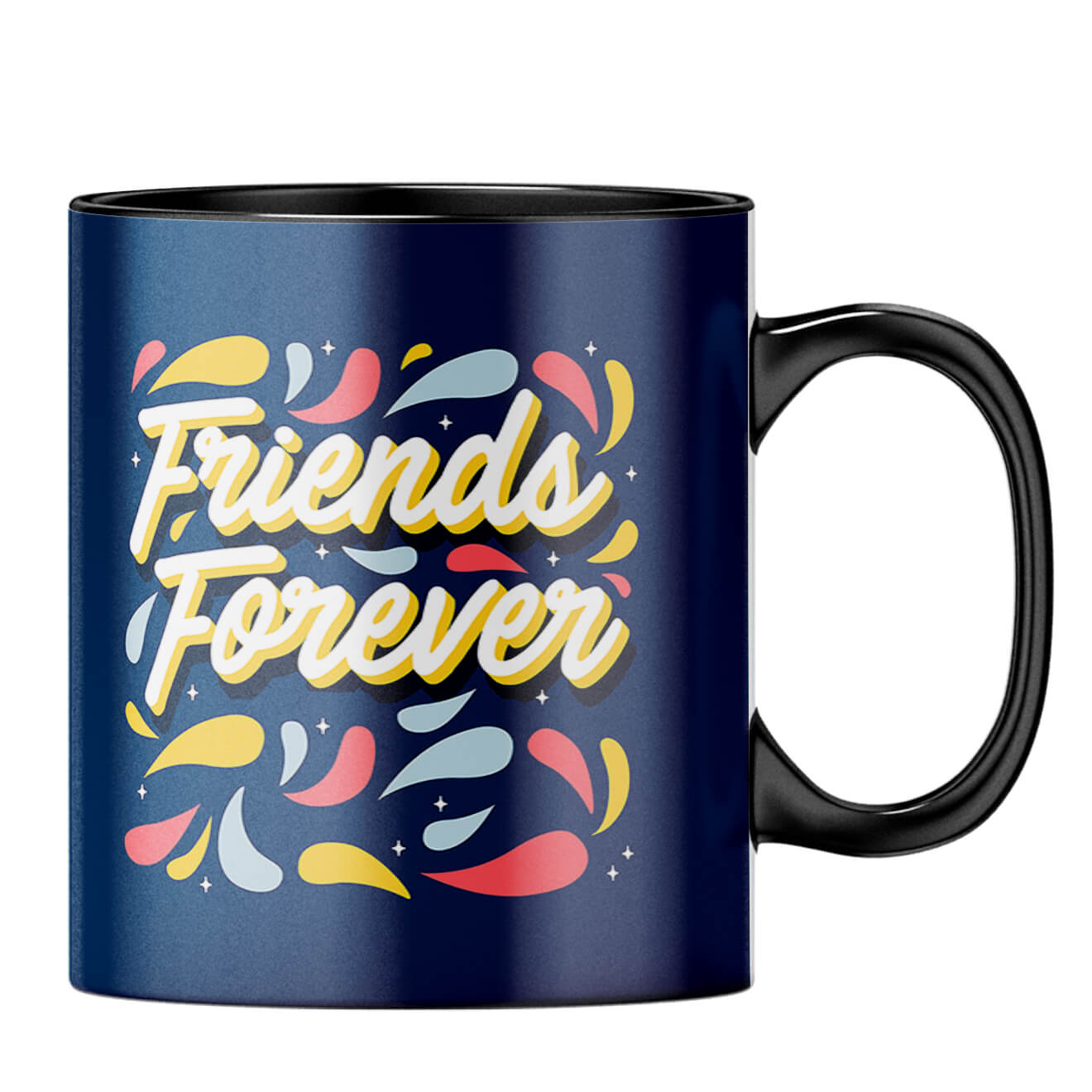 Friends Forever Coffee MugB-Black