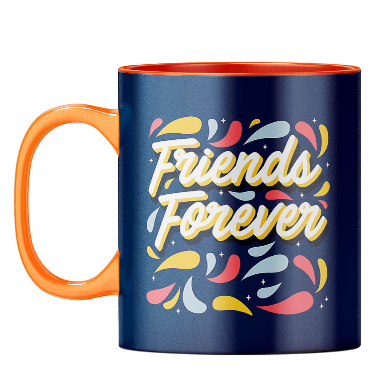 Friends Forever Coffee Mug Orange