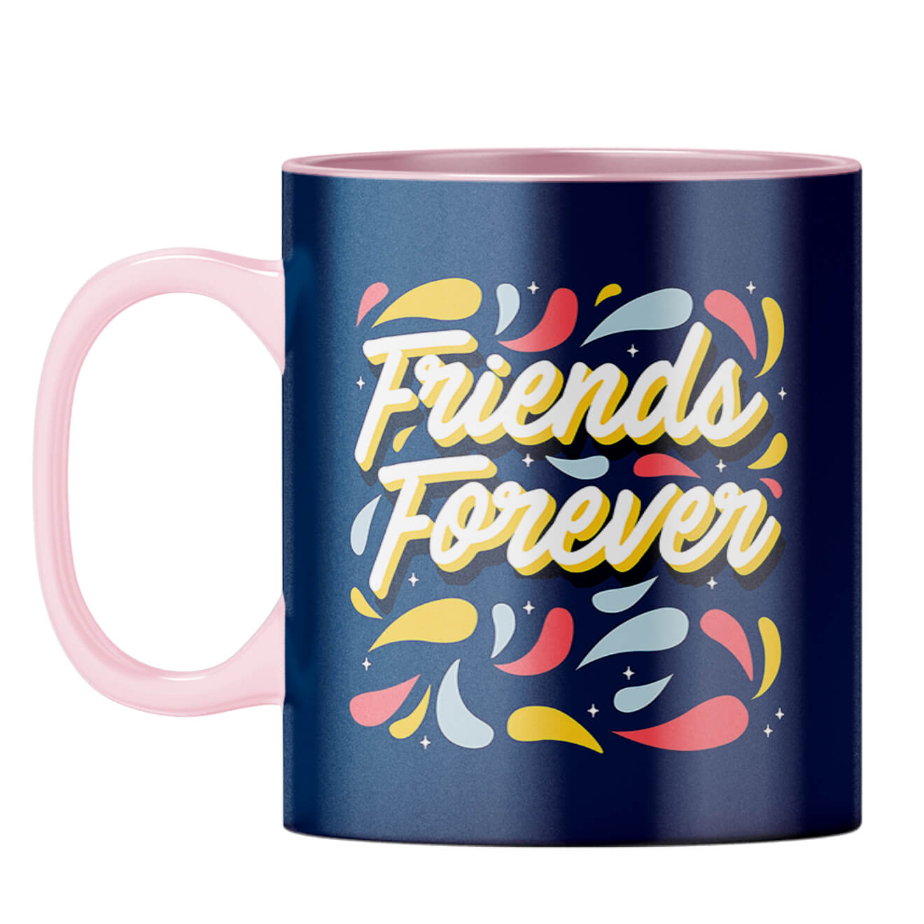 Friends Forever Coffee Mug Pink