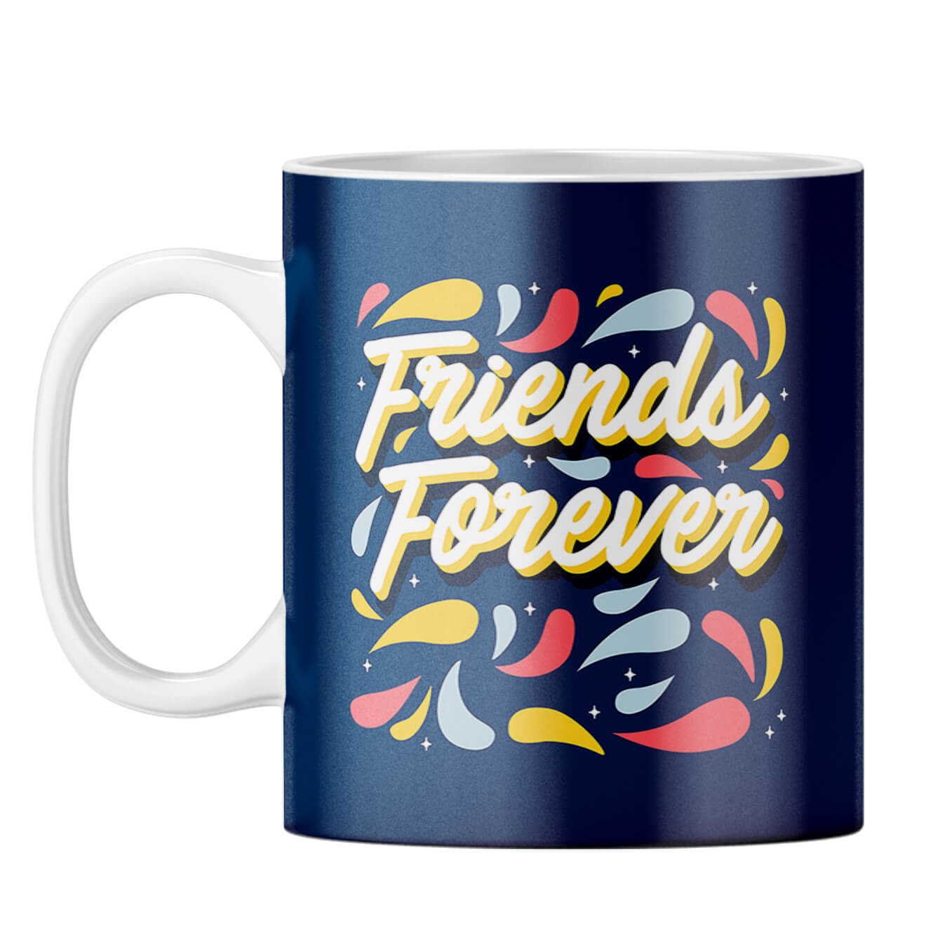 Friends Forever Coffee Mug White