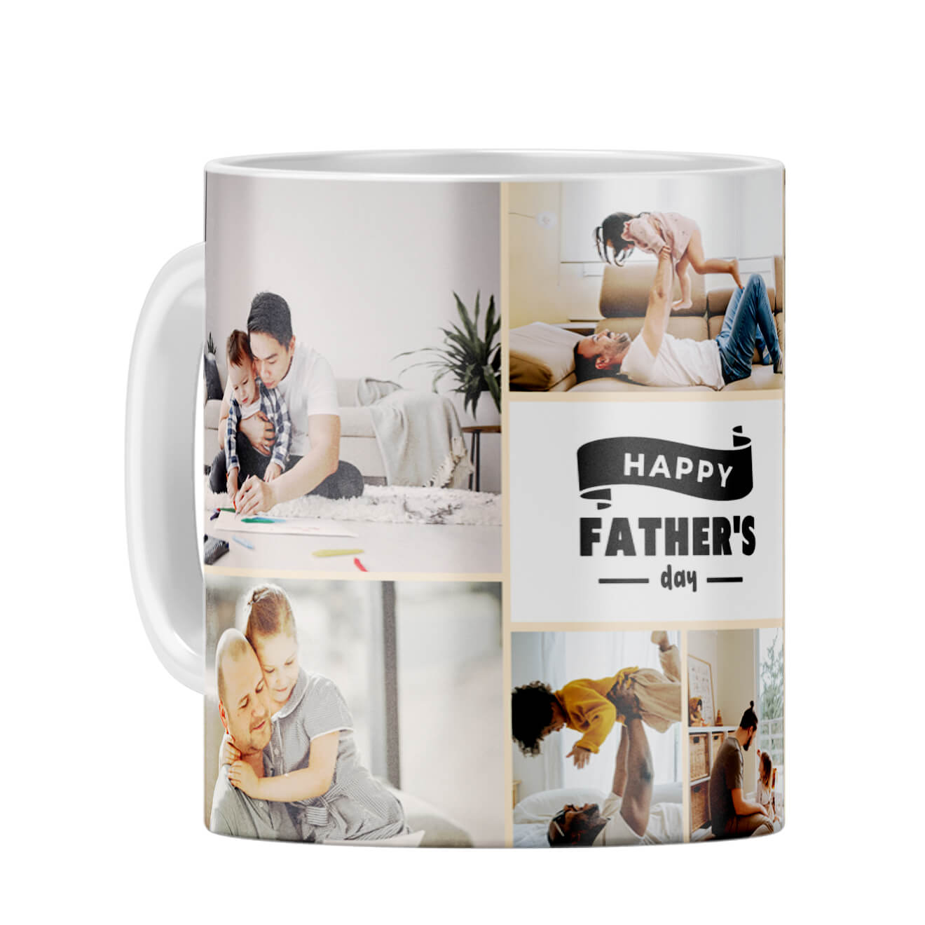 Happy Fathers Day Coffee Mug White