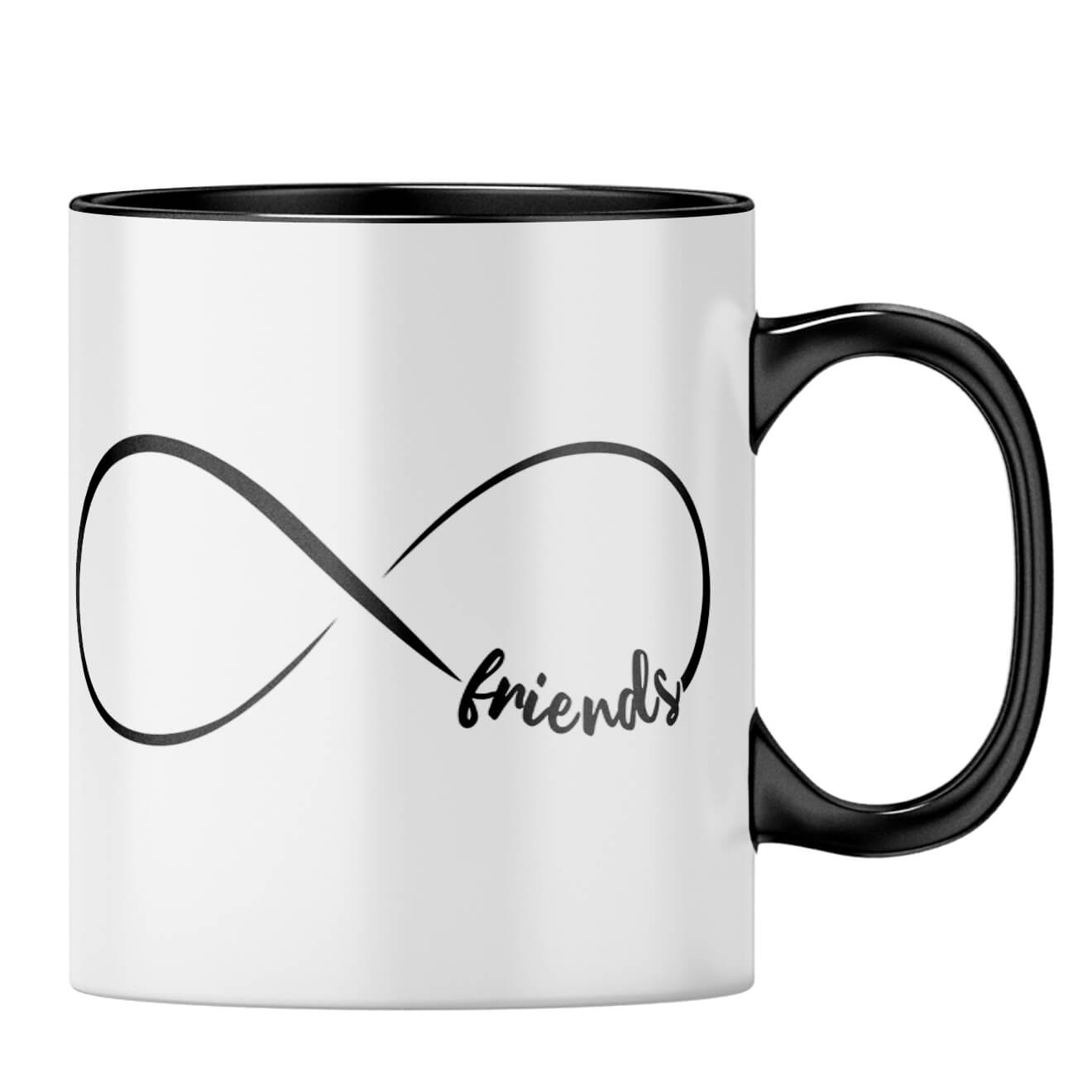 Infinitely Best Friends Coffee MugB-Black