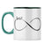 Infinitely Best Friends Coffee Mug Dark Green