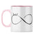 Infinitely Best Friends Coffee Mug Pink