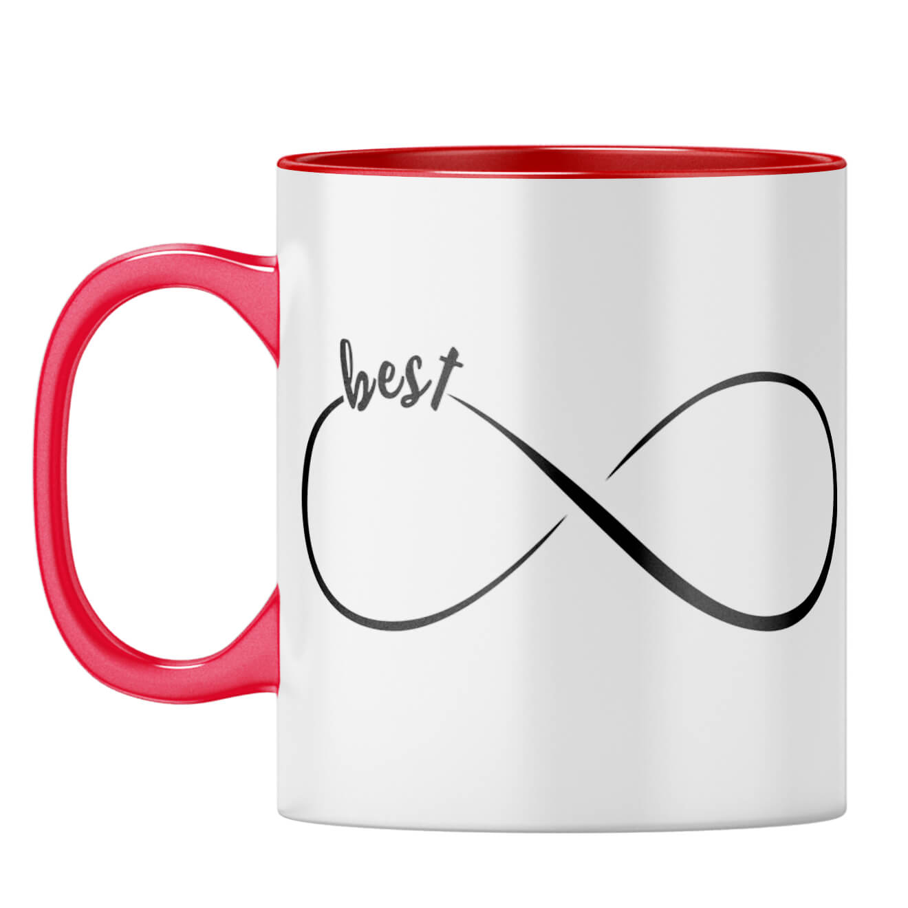 Infinitely Best Friends Coffee Mug Red