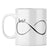 Infinitely Best Friends Coffee Mug White