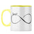 Infinitely Best Friends Coffee Mug Yellow