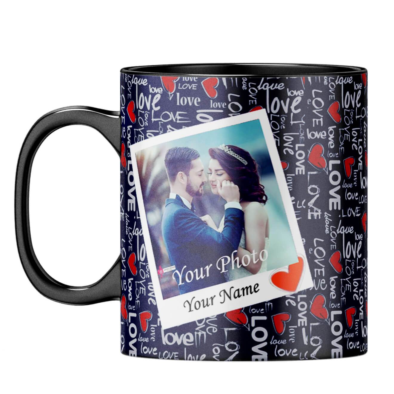 Love All Around Coffee Mug Black