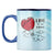 Love is all around Coffee Mug Dark Blue