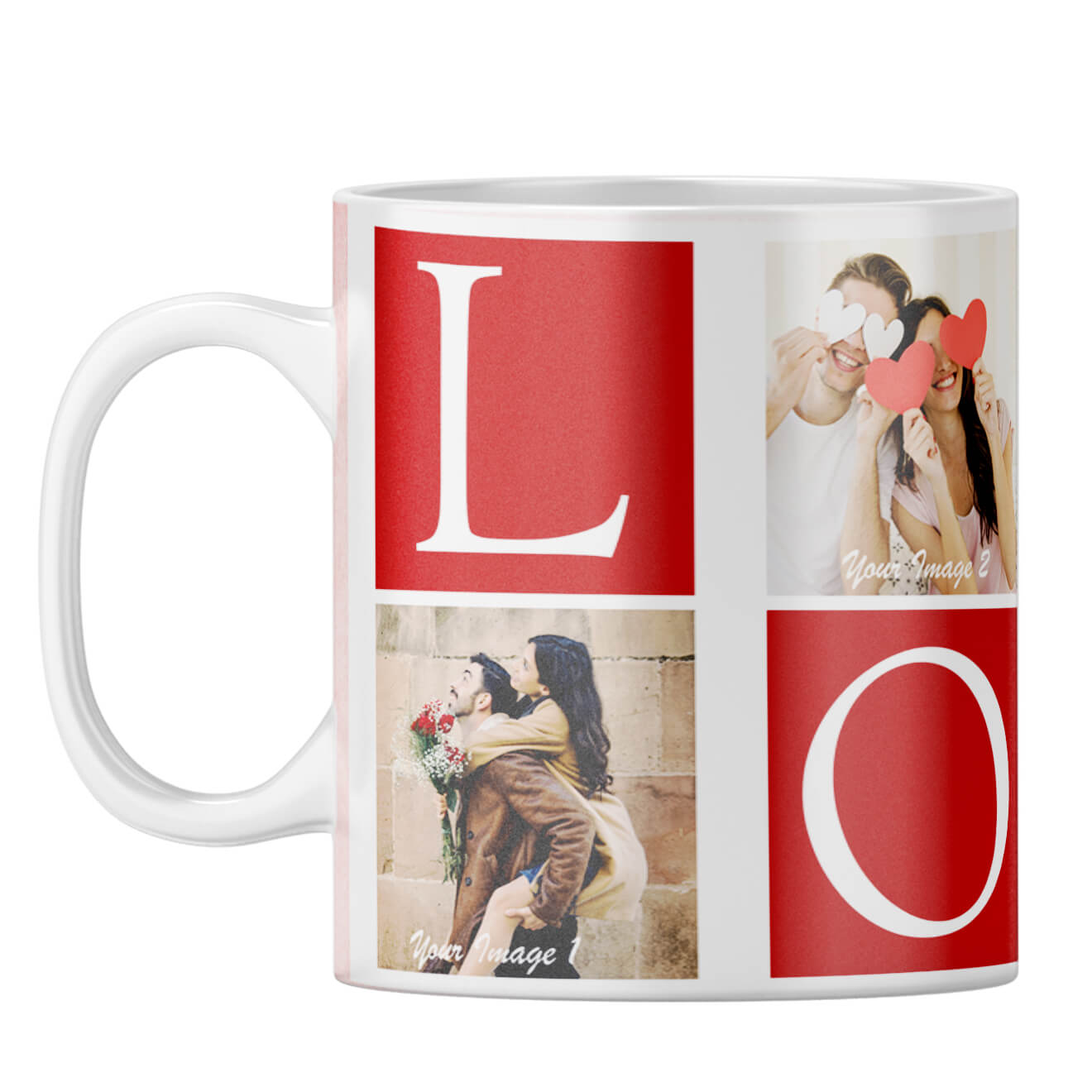 LOVE Photos Coffee Mug White