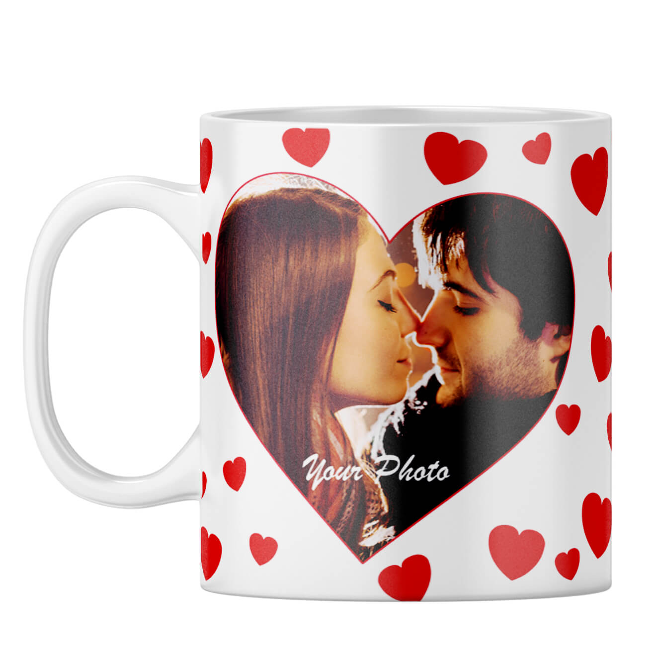 Loving Hearts Coffee Mug White