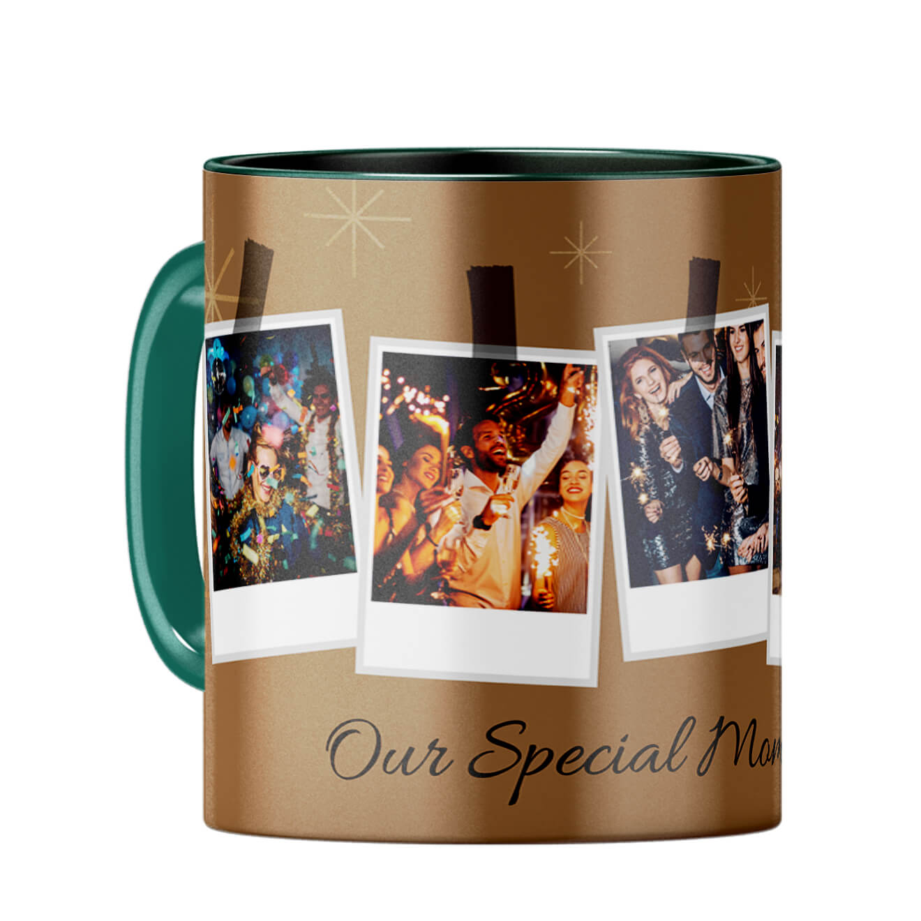 Our Special Moments Together Coffee Mug Dark Green