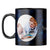 Photo on Blue Coffee Mug Black